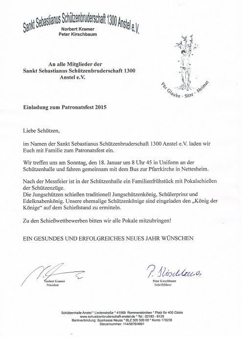 Einladung