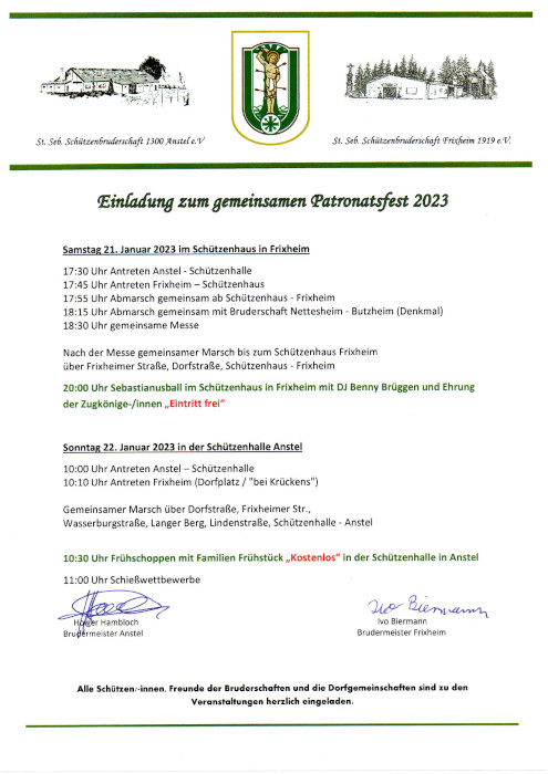 Einladung Einladung